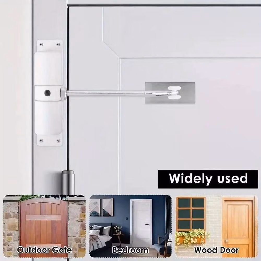 FLAVORA White Fire Rated Heavy Duty Door Gate Closer, Width: 520 mm – 2