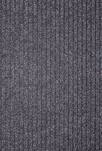 Desire Rugs Non Slip Coir Style Heavy Duty Rubber Back Door Mat, Anthracite Grey, W: 50 cm, D: 80 cm – 3