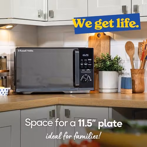 Russell Hobbs 25L 4-in-1 Digital Combination Microwave with Air Fryer Function, Grill and Convection, 900W, Black, RHMAF2506B – 5