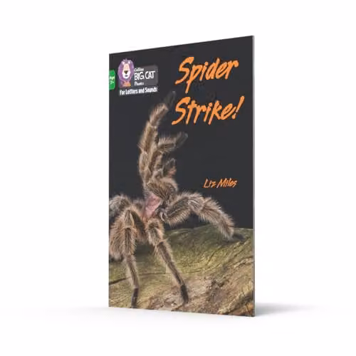 Collins Big Cat Phonics for Letters and Sounds Spider Strike! Band 05 Green (Age 7+) – 2