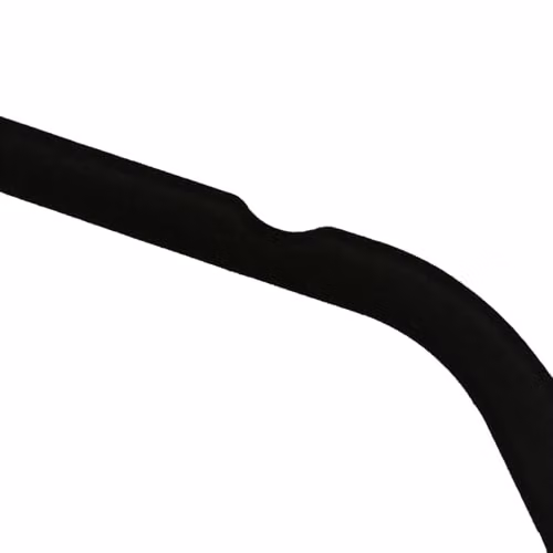 Harbour Housewares Non-Slip Velvet Flocked Clothes Hangers with Trouser Bar in Black, Pack of 25 – 3