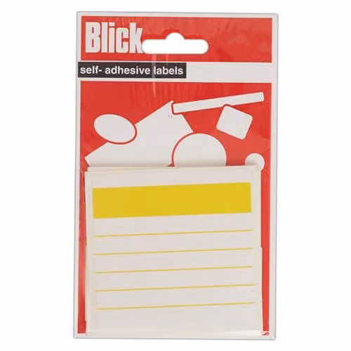 Blick White Self Adhesive Multipurpose Paper Stickers, Diskette Design, 20 Labels, W: 7 cm x H: 7 cm