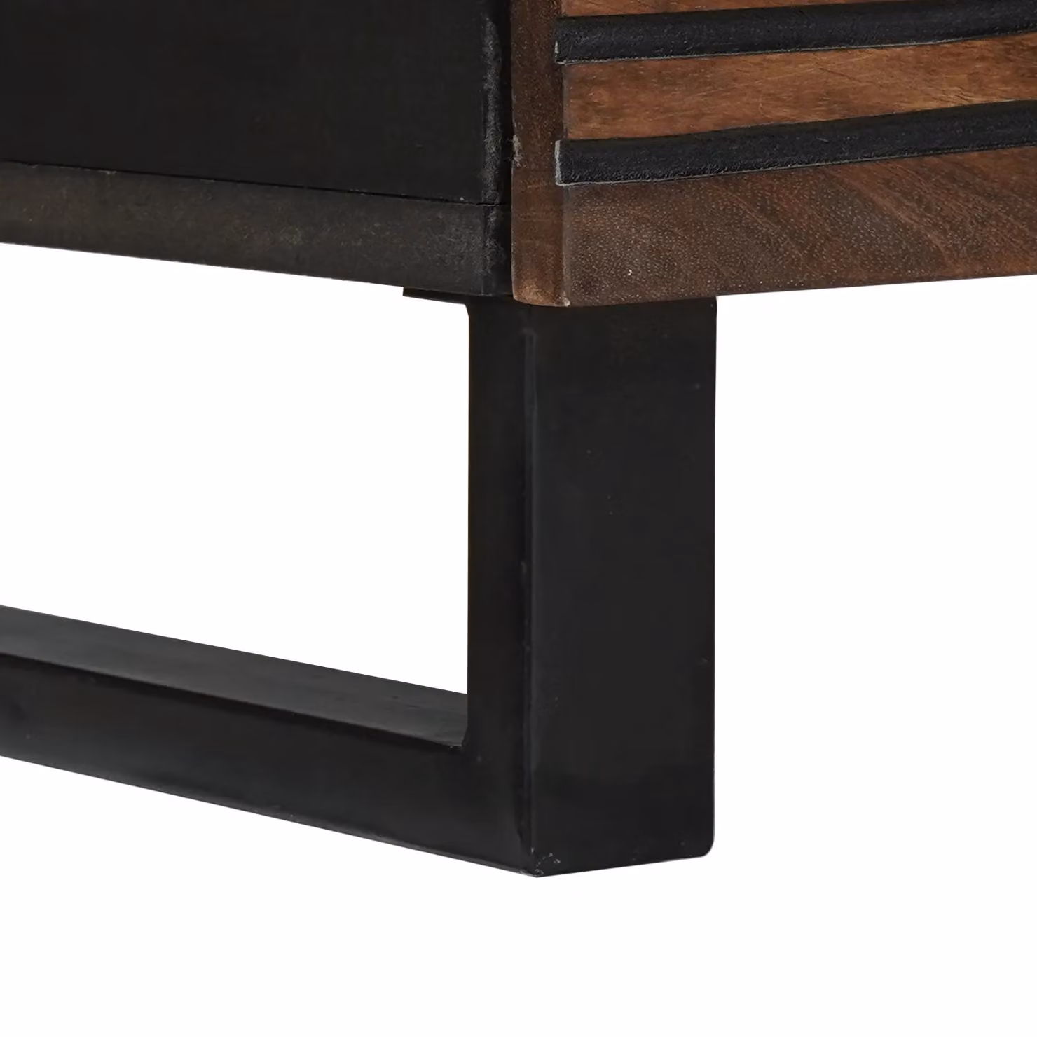 Berkfield Home Modern TV Cabinet in Walnut Brown, W/D/H: 80 x 33.5 x 46 cm – 4