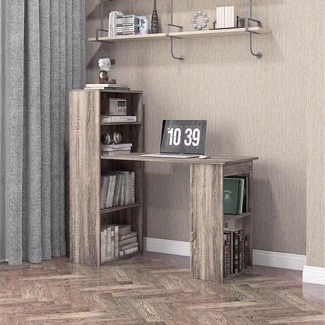 HOMCOM Modern Computer Desk in Grey
