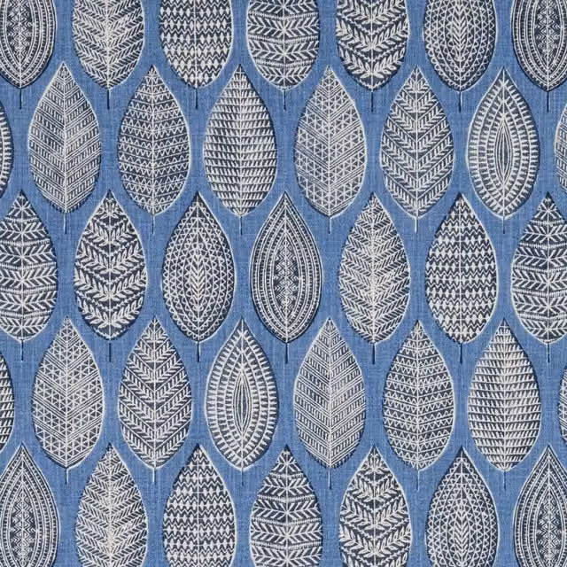 iLiv Malabar Blue Fabric Batik