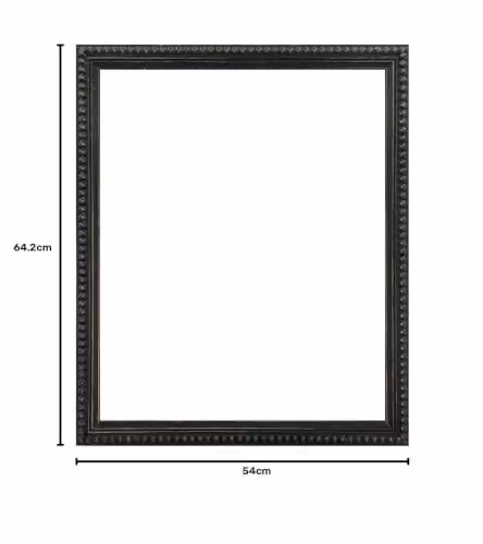 Crown Black Bobbin Wooden Picture Frame, Rectangular, W: 60.96 cm, H: 60.96 cm – 6