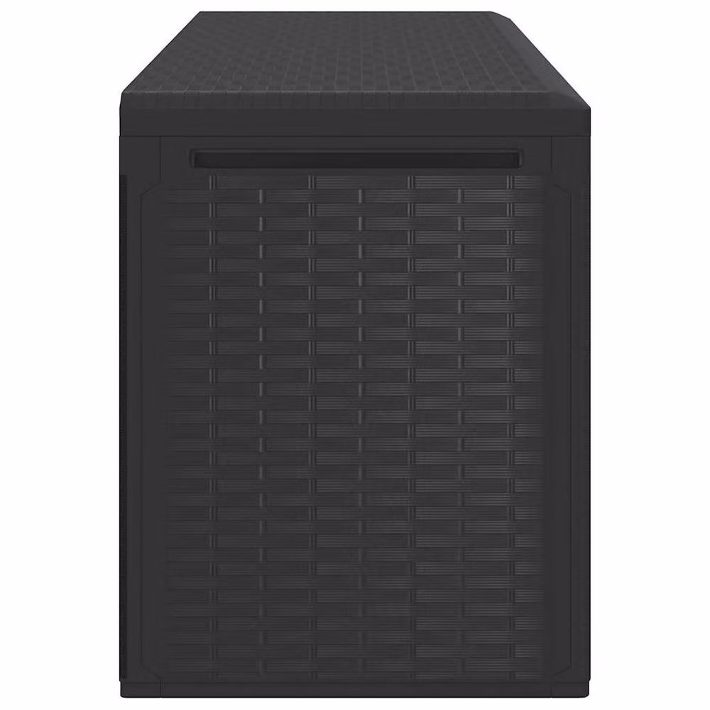 Berkfield Home Garden Storage Box in Anthracite and Black, W/D/H: 114 x 47 x 60 cm – 4