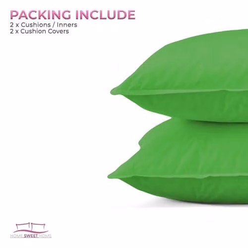 Snug City Waterproof Outdoor Square Garden Patio Cushion Set of 2 in Light Green, W/D/H: 45 x 45 x 45 cm – 4