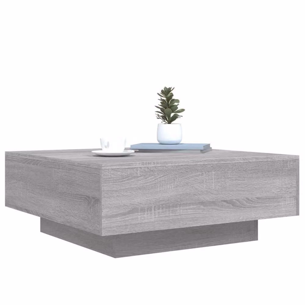 Berkfield Home Grey Sonoma Coffee Table, W/D/H: 80 x 80 x 31 cm – 3