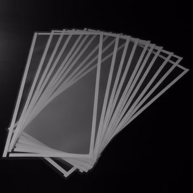 SwitZer SBC220 PE Transparent Window Film, 10 Pack, W: 25.0 cm x H: 54.8 cm