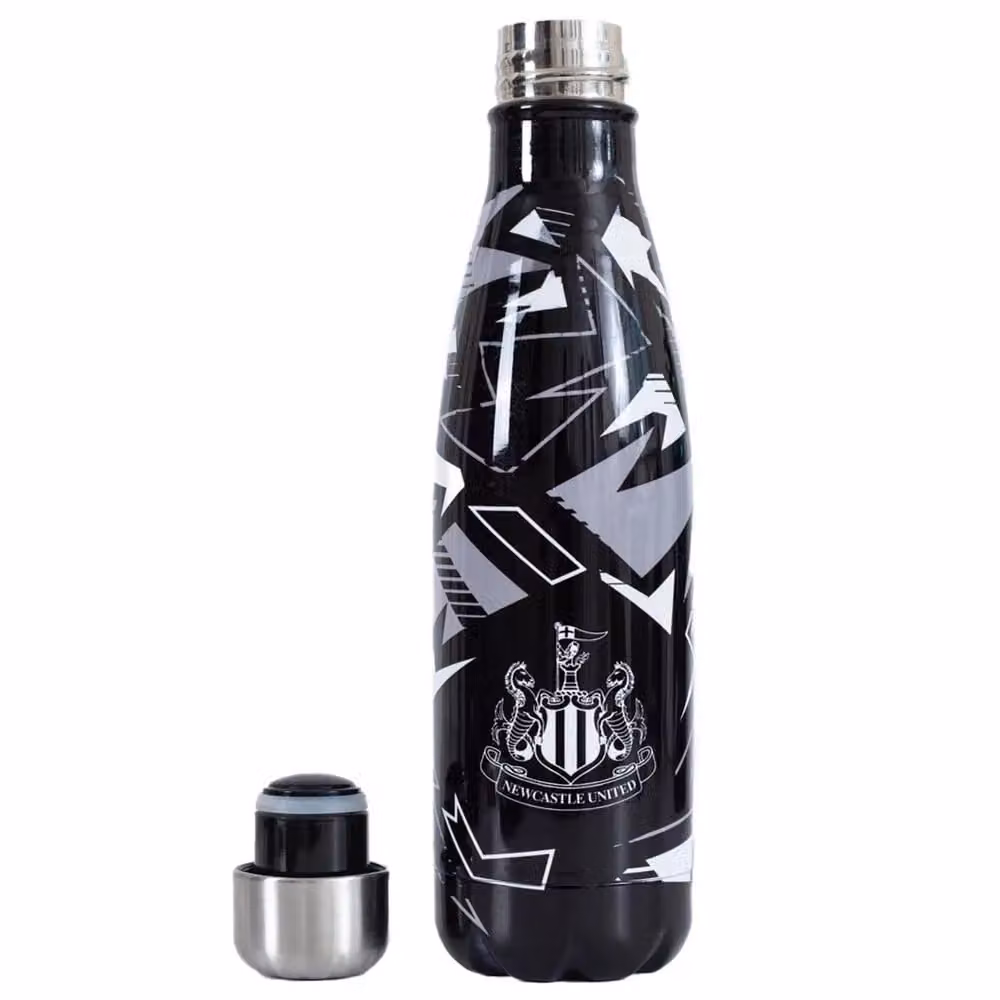 Newcastle United FC Fragment Thermal Flask in Black, 0.26 l – 2