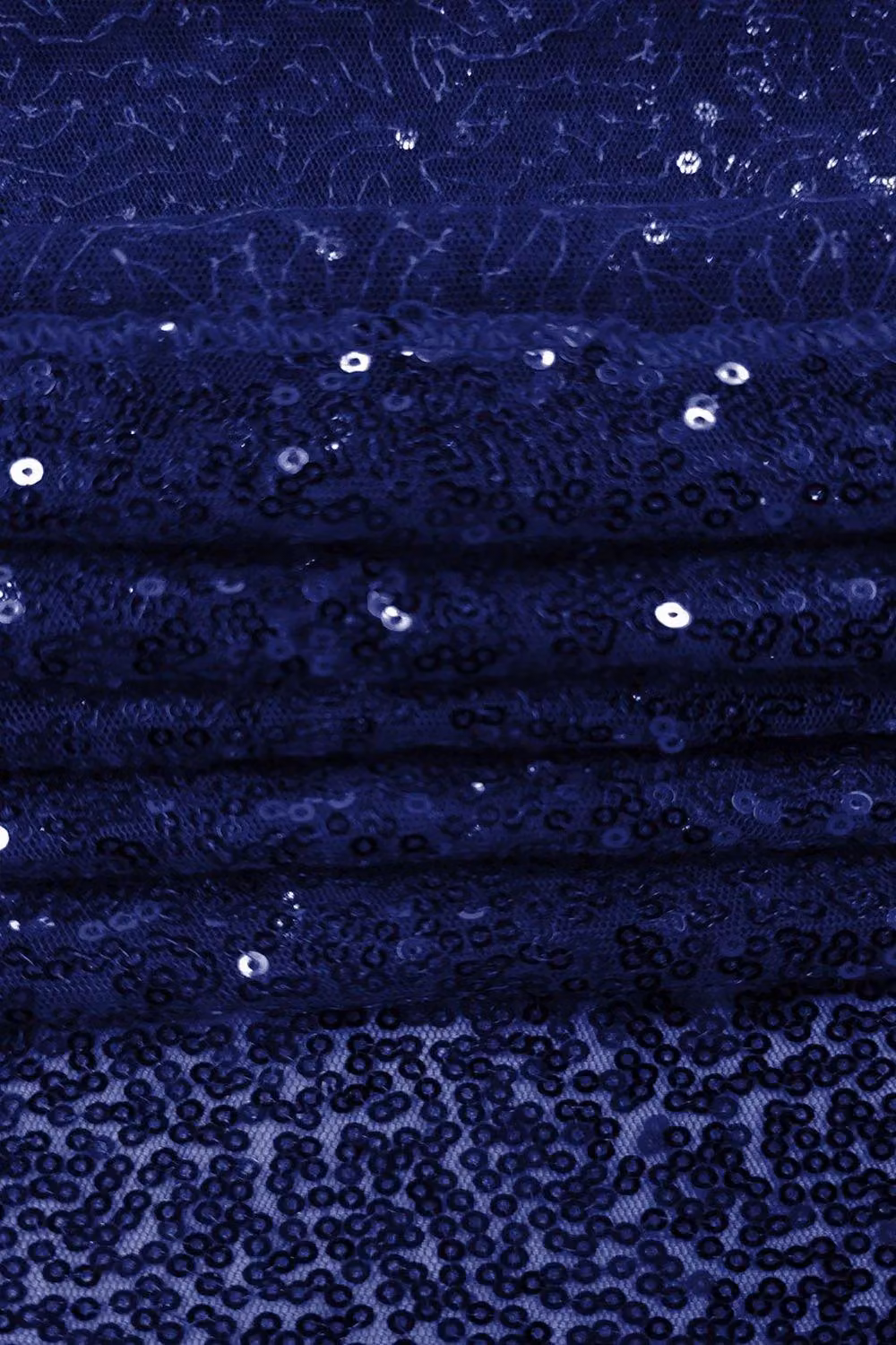 Neel Blue Shiny Sequin Backdrop Glitter Curtain, W: 121.92 cm, H: 274.32 cm – 4