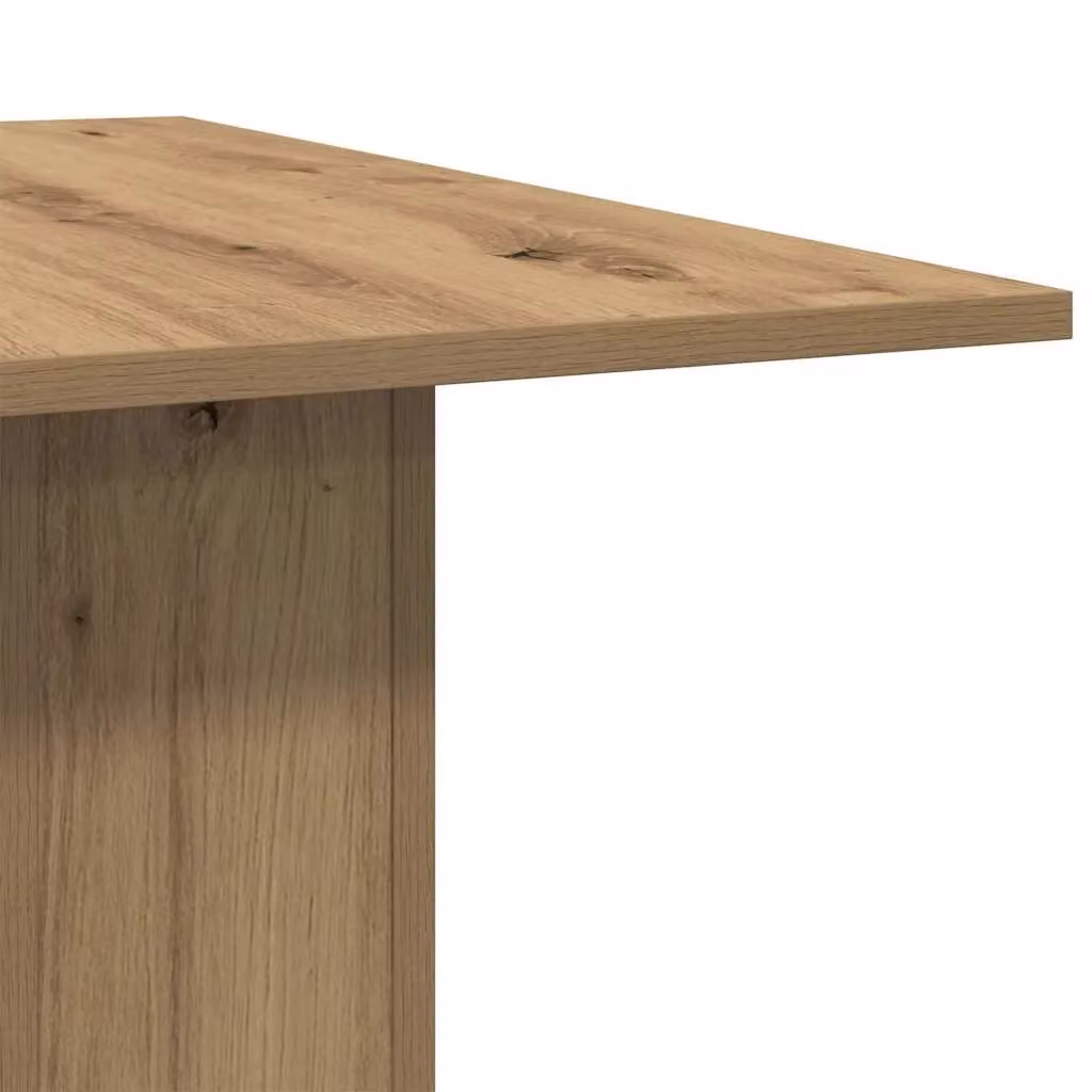 Berkfield Home Artisan Oak Rectangular Dining Table in Brown, W/D/H: 180 x 90 x 76 cm – 4