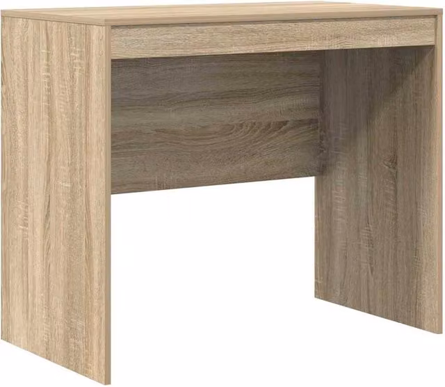Berkfield Home Writing Desk in Sonoma Oak, Light Brown, W: 90 cm, D: 50 cm, H: 76 cm