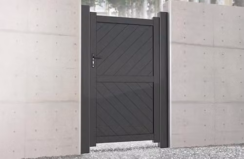 Buttercup Farm Grey Pedestrian Swing Gate W/H: 120 x 160 cm