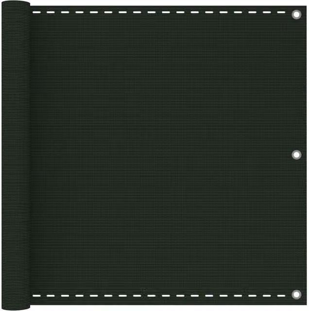 Berkfield Home Dark Green HDPE Balcony Screen W: 90 cm, H: 300 cm – 1