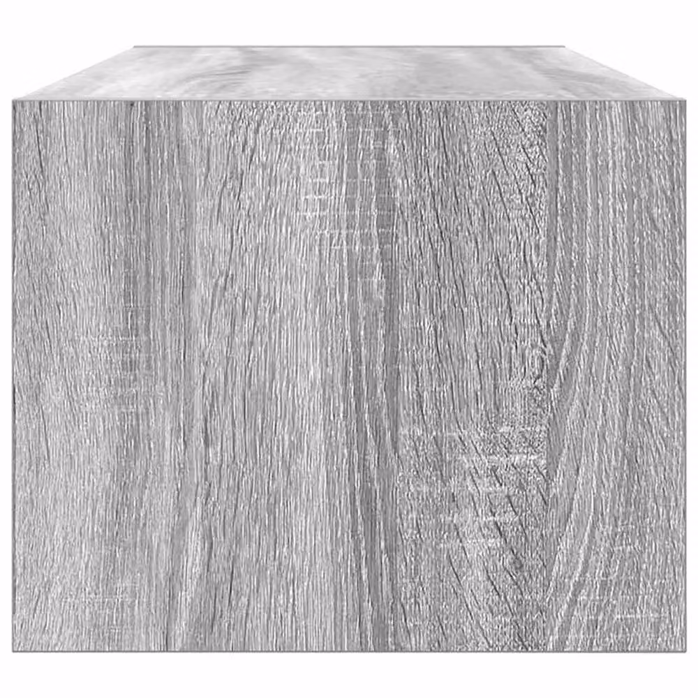 Berkfield Home Set of 2 Modern Grey Sonoma TV Cabinets in Engineered Wood W: 80 cm, D: 31 cm, H: 25.5 cm – 3