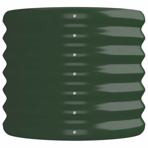 vidaXL Green Galvanised Steel Garden Raised Bed W/D/H: 152 x 40 x 36 cm – 3