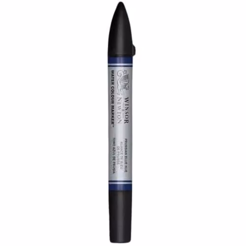Winsor & Newton Water Colour Marker in Prussian Blue with Brush Tip