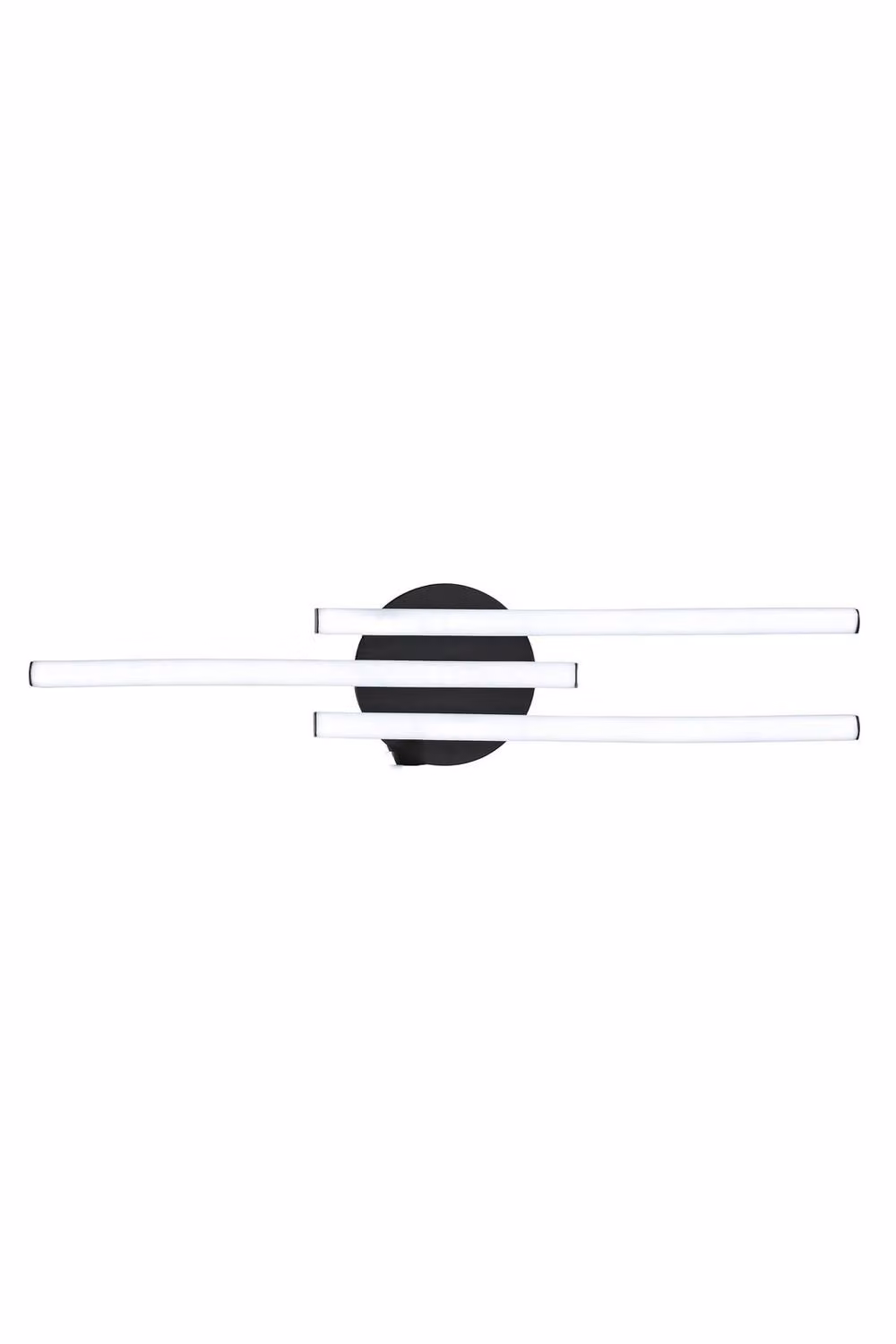 Living and Home Elegant Wavy LED Ceiling Light in Black with Tri-Colour Temperature – 2