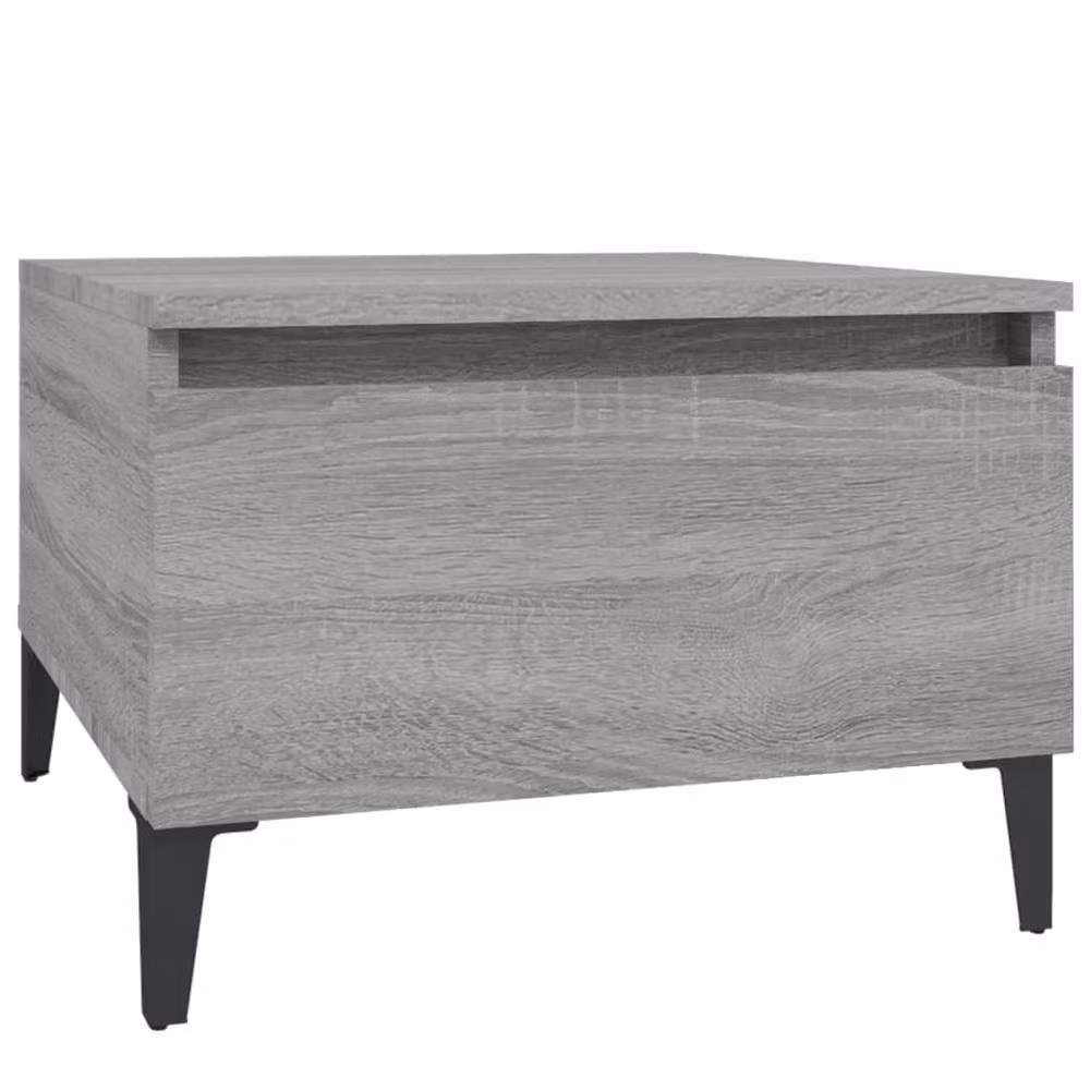 Berkfield Home Grey Sonoma Side Table, W/D/H: 46 x 46 x 35 cm – 2