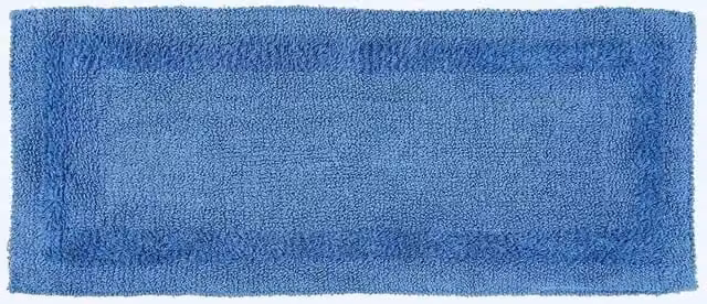 Homescapes Luxury Cotton Bath Mat Runner, Blue, W/D/H: 40 x 100 x 1 cm – 1