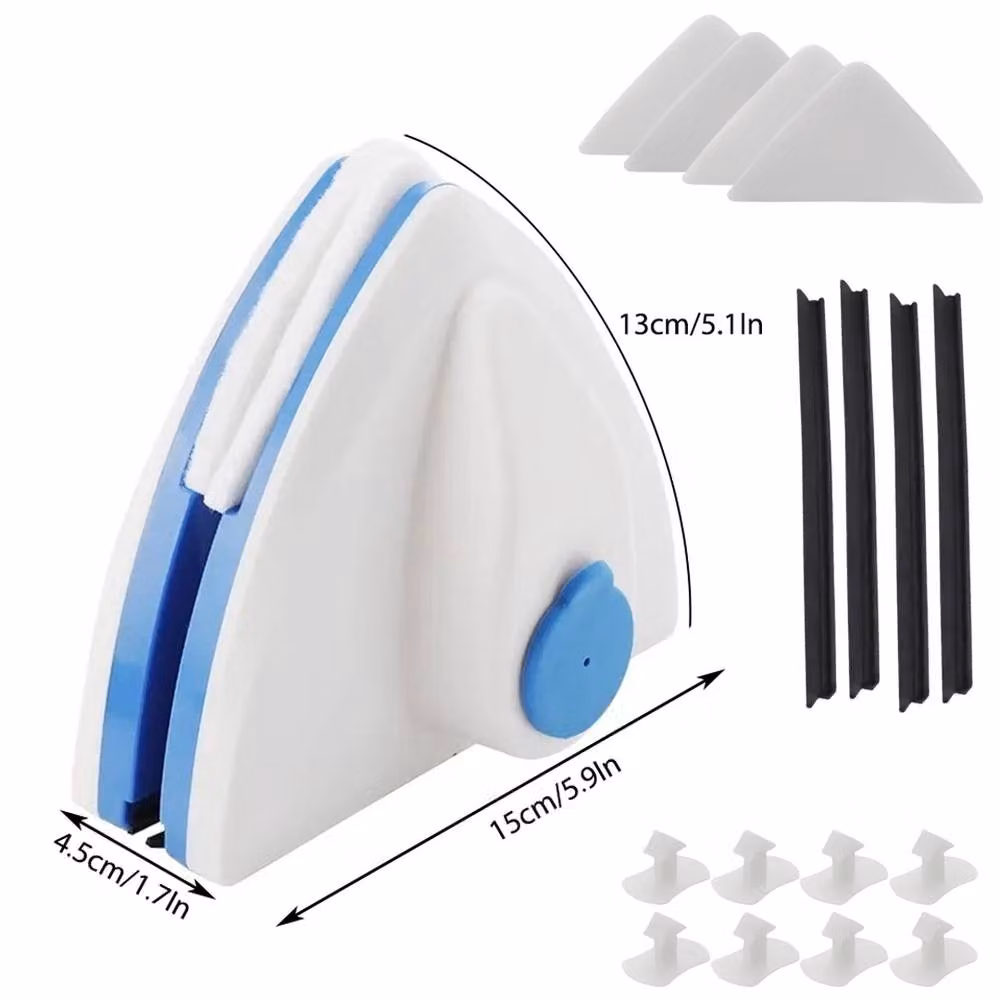 EONLION Magnetic Double Sided Window and Glass Cleaner in White – 2