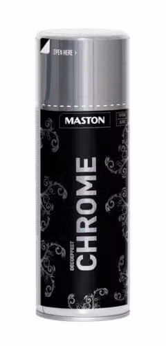 Maston Decoeffect Chrome High Gloss Silver Spray Paint 400ml