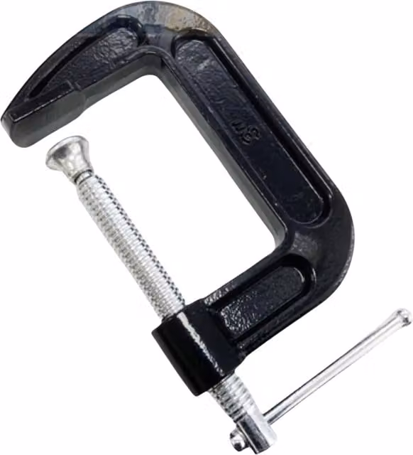 Garden Mile Cast Iron G Clamp, 7.62 cm, Black
