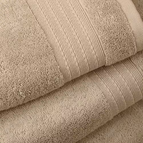 Bianca Supima Cotton Hand Towel in Beige/Sand, W: 50 cm x H: 90 cm – 2