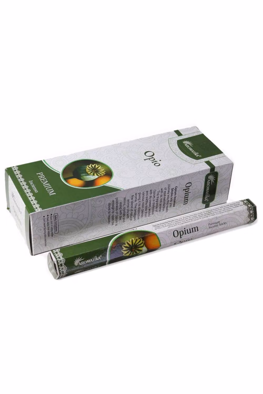 KDMD Aromatika Opium Charcoal-Free Hexagonal Incense Sticks in Brown – 2