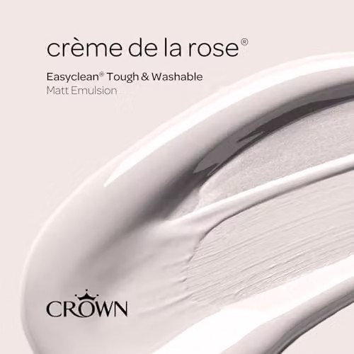 Crown EASYCLEAN Pink Matt Emulsion Wall Paint, 2.5L – 2