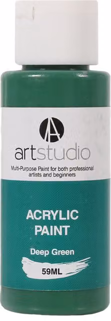 Art Studio Deep Green Acrylic Paint for Professionals, 9.7 cm