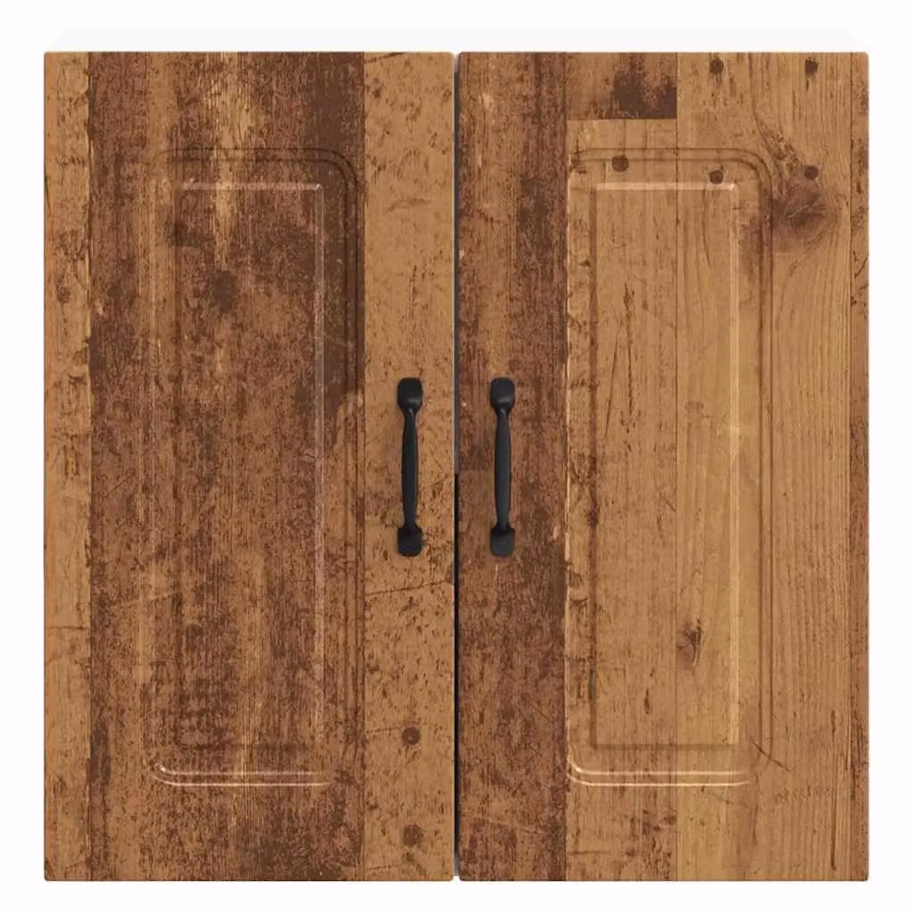 Berkfield Home Kalmar Wall Mounted Kitchen Cabinet in Old Wood Brown – 5