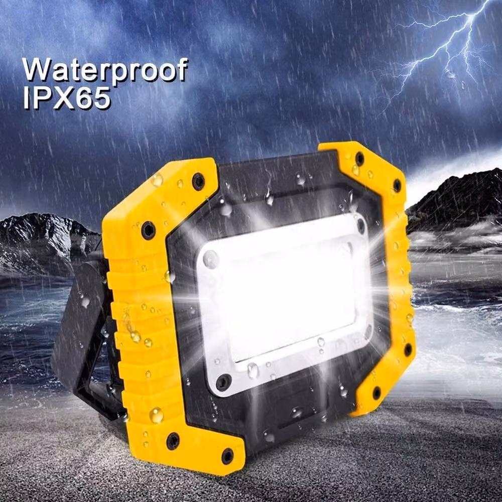 SPETLEK Trongle LED Rechargeable Yellow Emergency Work Floodlight – 3