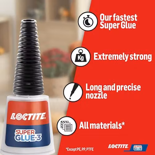 Loctite Precision Super Glue, Transparent Cyanoacrylate Liquid Adhesive, 5 g – 4