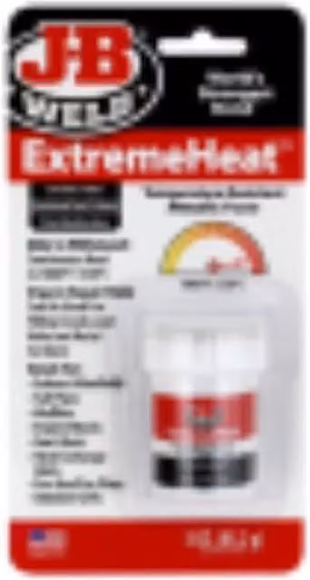 J-B Weld Heat Resistant Putty, White and Grey, 85g