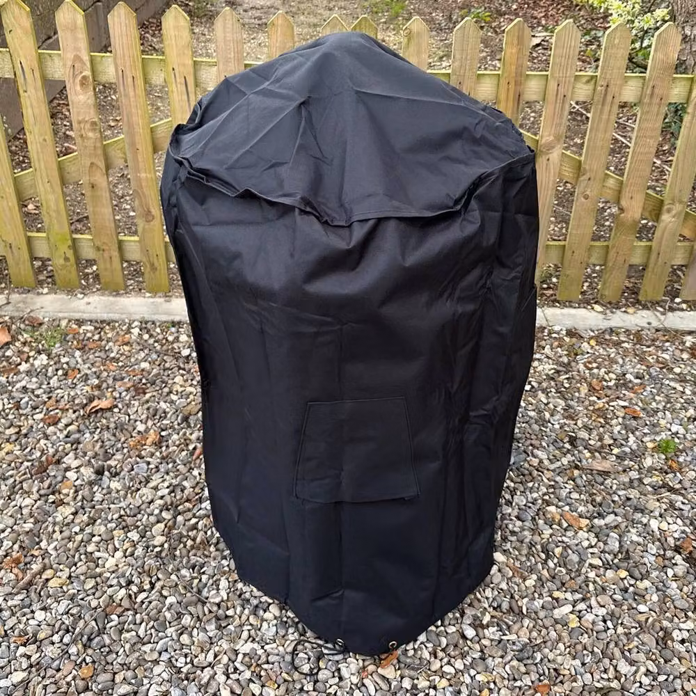 VOGREX Waterproof Kettle BBQ Cover for Charcoal Grills, Black, W/D/H: 90 x 72 x 90 cm – 2