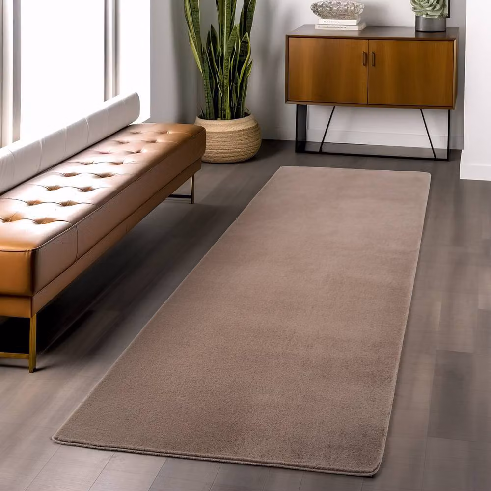 Desire Rugs Washable Non-Slip Low Pile Area Rug in Brown or Beige, W/D/H: 160 x 120 cm – 3