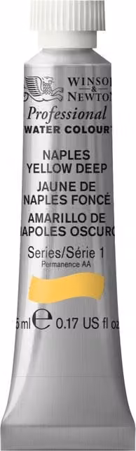 Winsor and Newton Professional Watercolour Paint Naples Yellow Deep 5ml