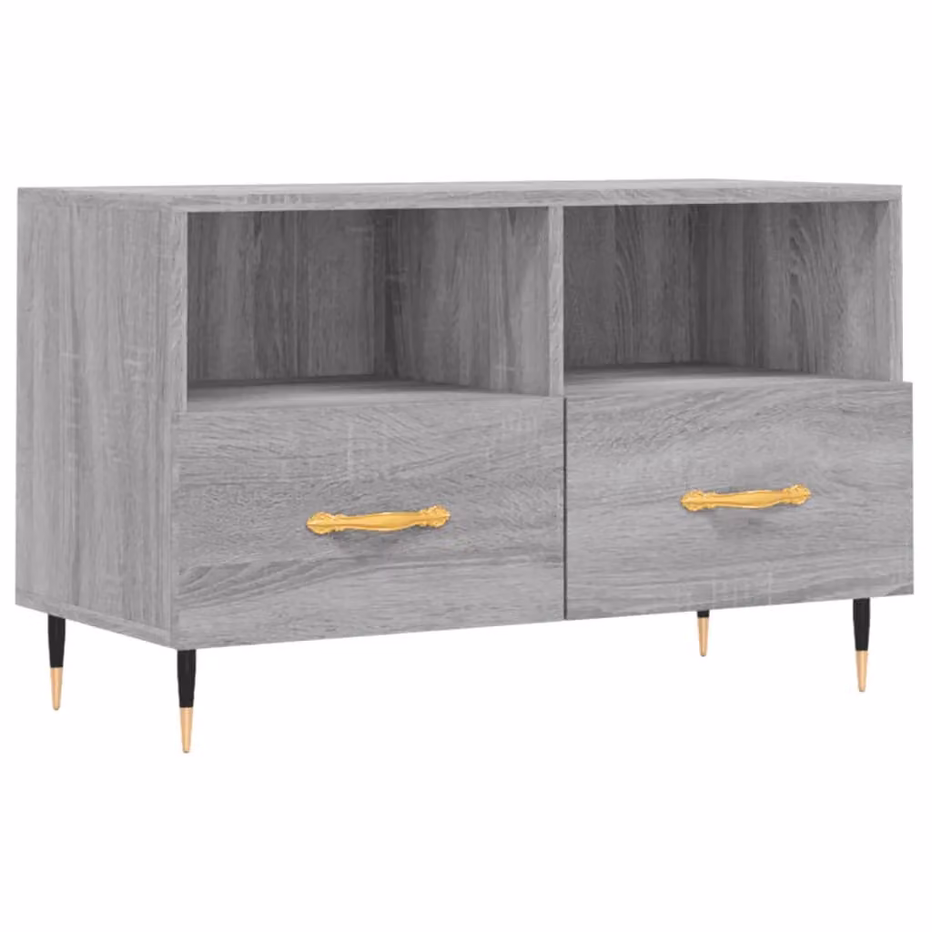 Berkfield Home Modern Grey TV Cabinet W/D/H: 80 x 36 x 50 cm – 2