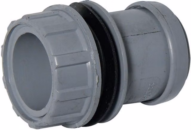 FloPlast Push Fit Waste Tank Connector, 32mm, Grey