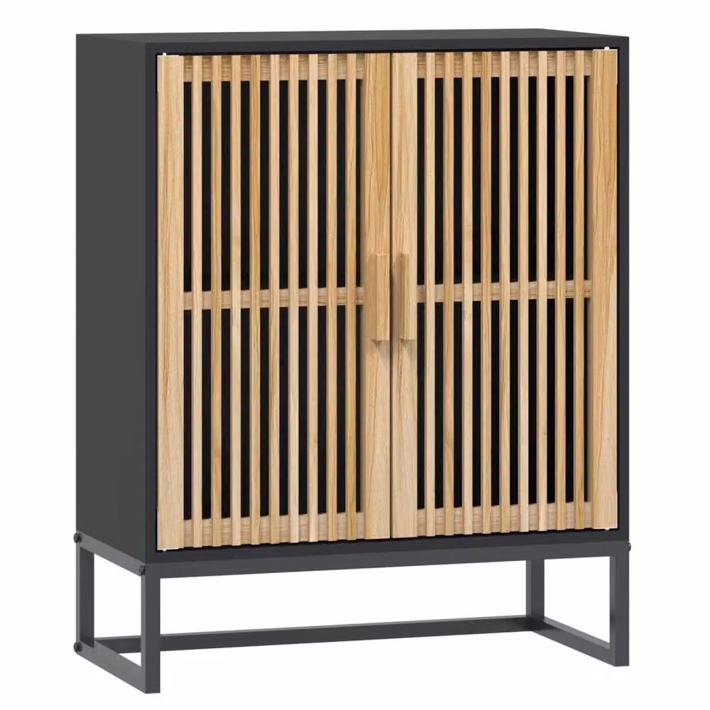 Berkfield Home Black Classic Sideboard in Engineered Wood, W/D/H: 60 x 30 x 75 cm – 2