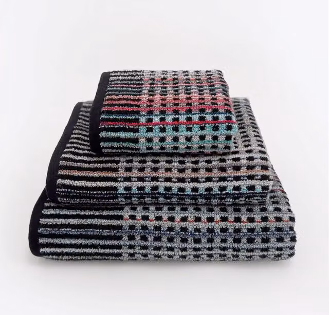 Allure Bath Fashions Carnival Pack of 2 Zero Twist Hand Towels, Multicolour, W: 50 cm, H: 75 cm, 100% Recycled Cotton – 1