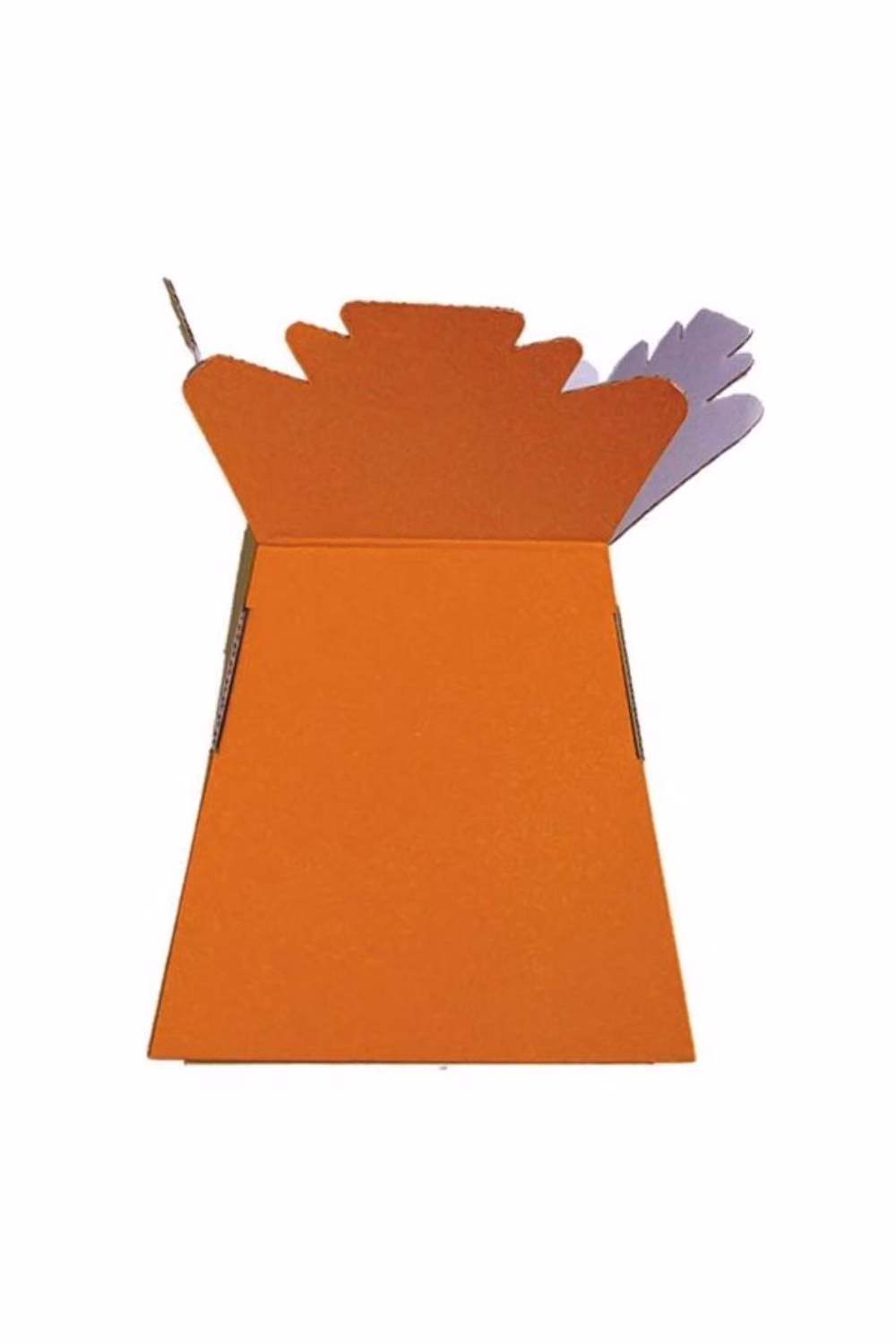 KDMD Orange Living Tabletop Vase with Plain Design, H: 30.0 cm, W: 25.0 cm, D: 17.5 cm – 2