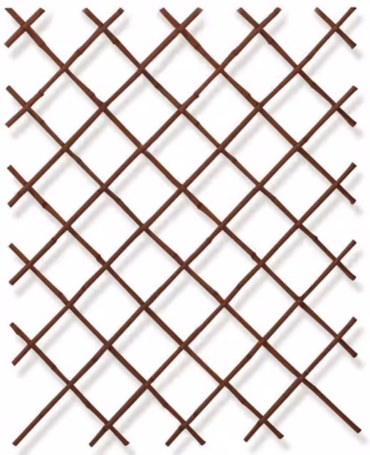 Primrose Black Natural Bamboo Expandable Fencing Screening Trellis 200cm – 1