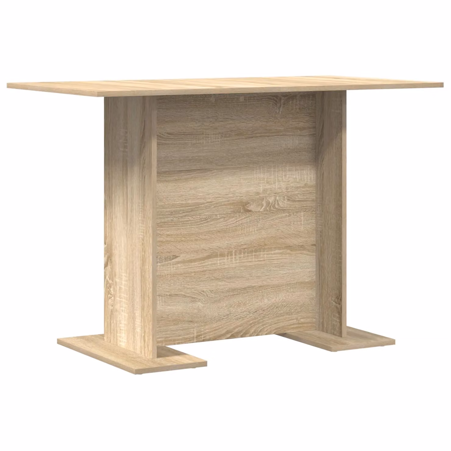 Berkfield Home Sonoma Oak Dining Table in Beige, W/D/H: 110 x 60 x 75 cm – 2
