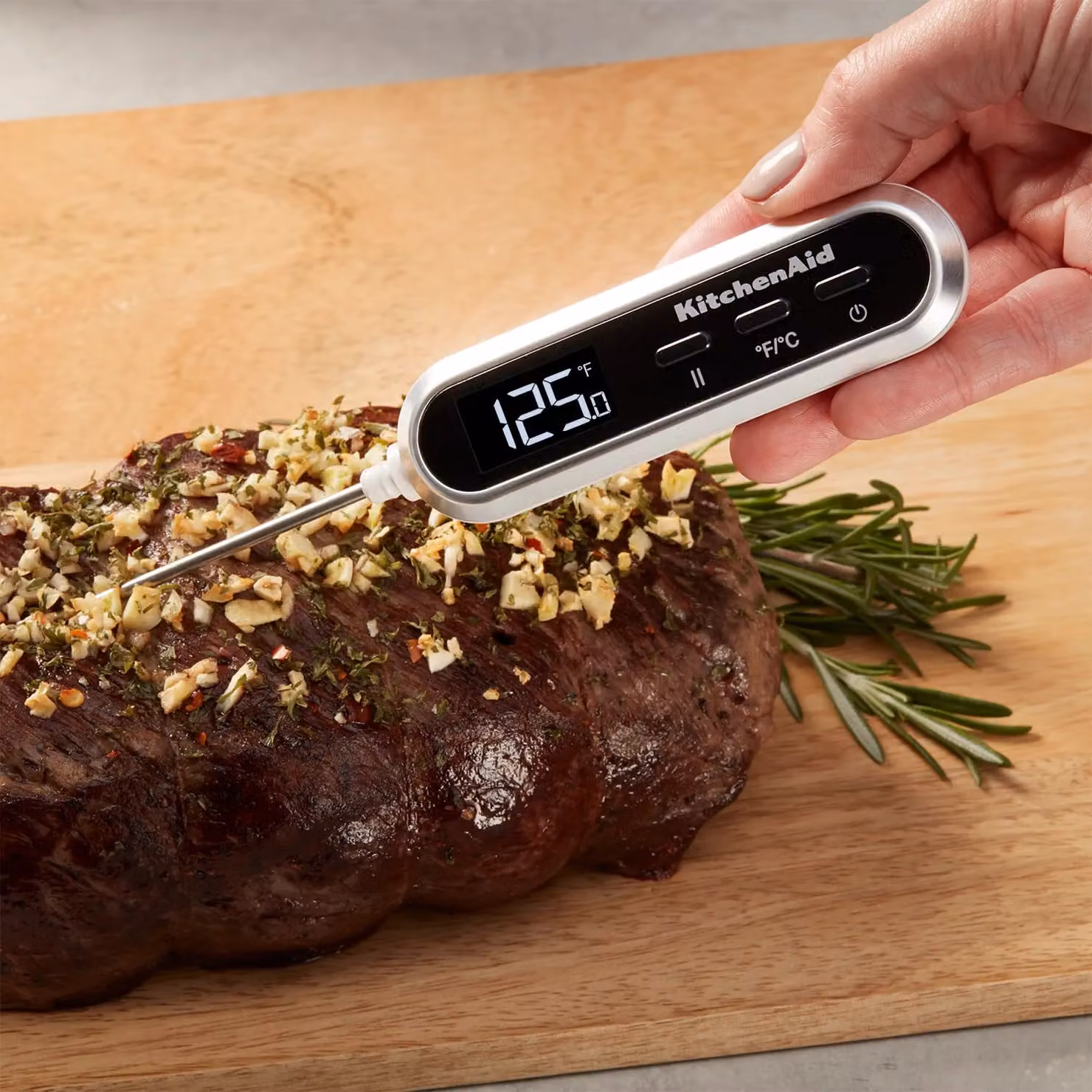 KitchenAid Backlit Digital Instant Kitchen Thermometer, -20° to 250°C Range, Black – 2