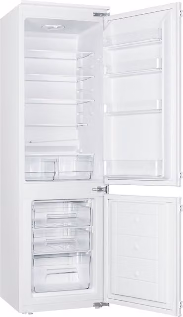 Willow WBI7030SW 242L Integrated Bottom Freezer Fridge with LED Interior Light, White