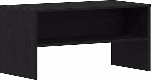 Berkfield Home Modern Black Oak TV Cabinet in Matt MDF, W/D/H: 80 x 40 x 40 cm – 1